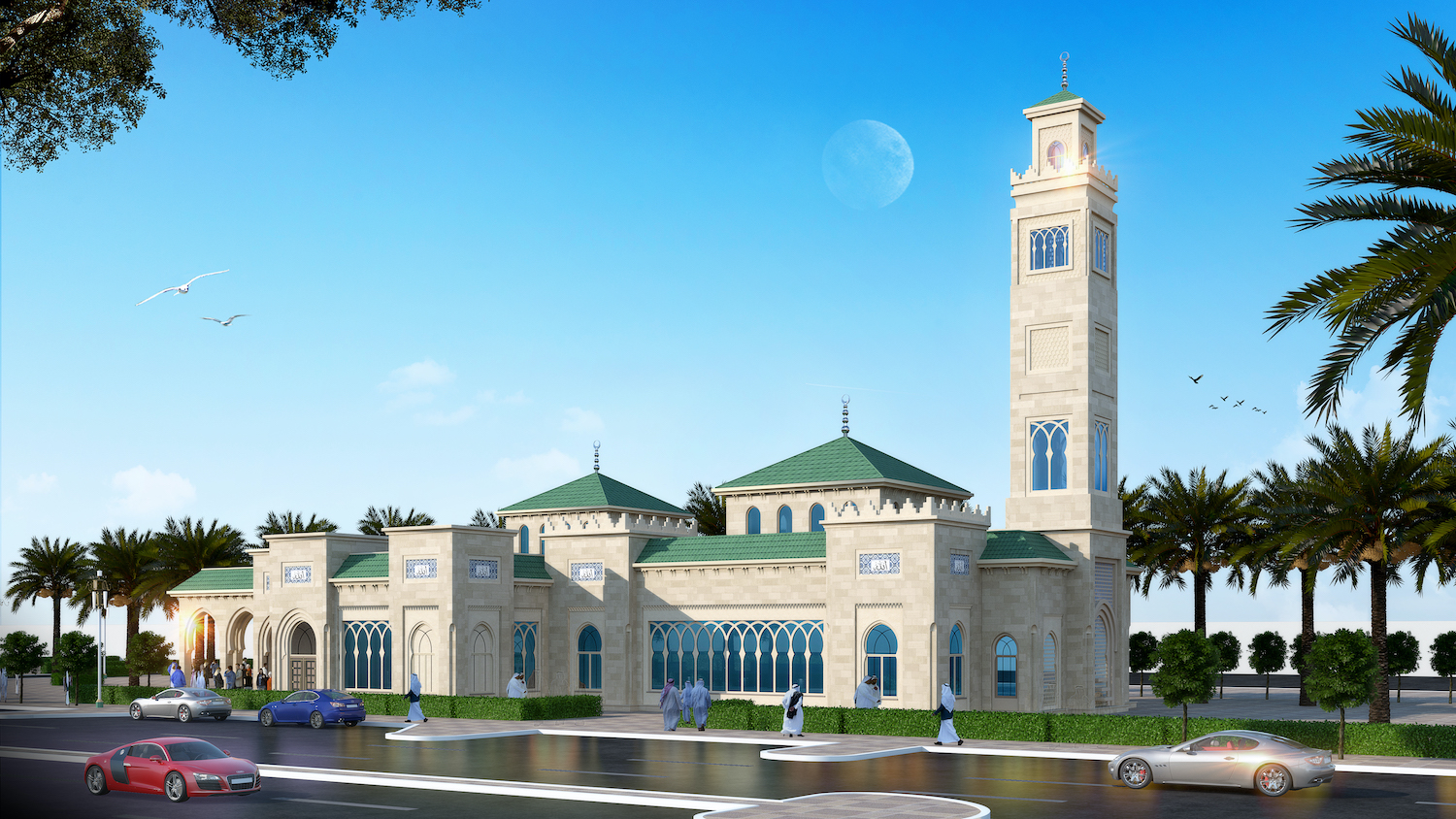 Mosque & Service Block – JVC, DUBAI